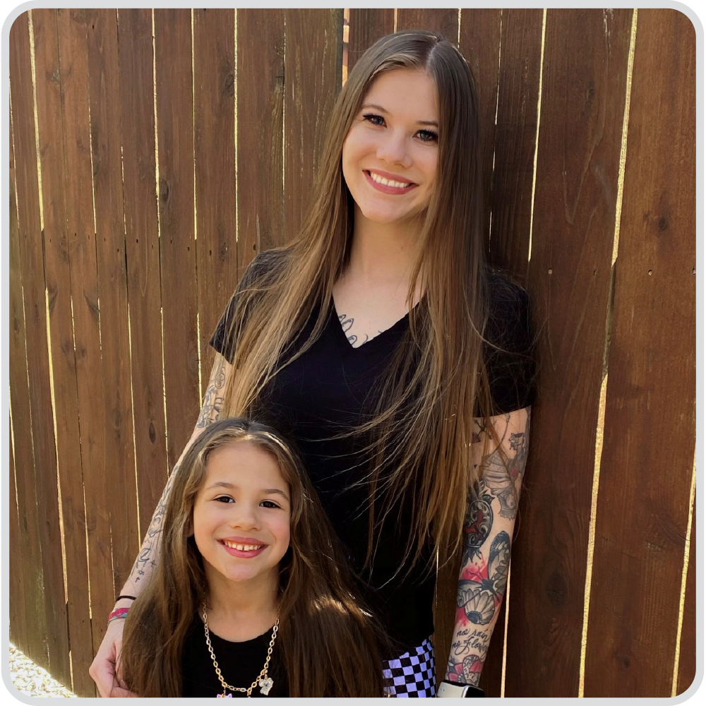 Abbey Braasch and child